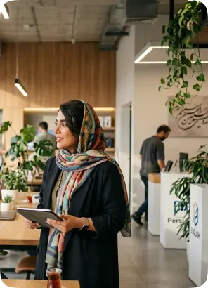 همکاری و معرفی محصولات در محیط کاری
